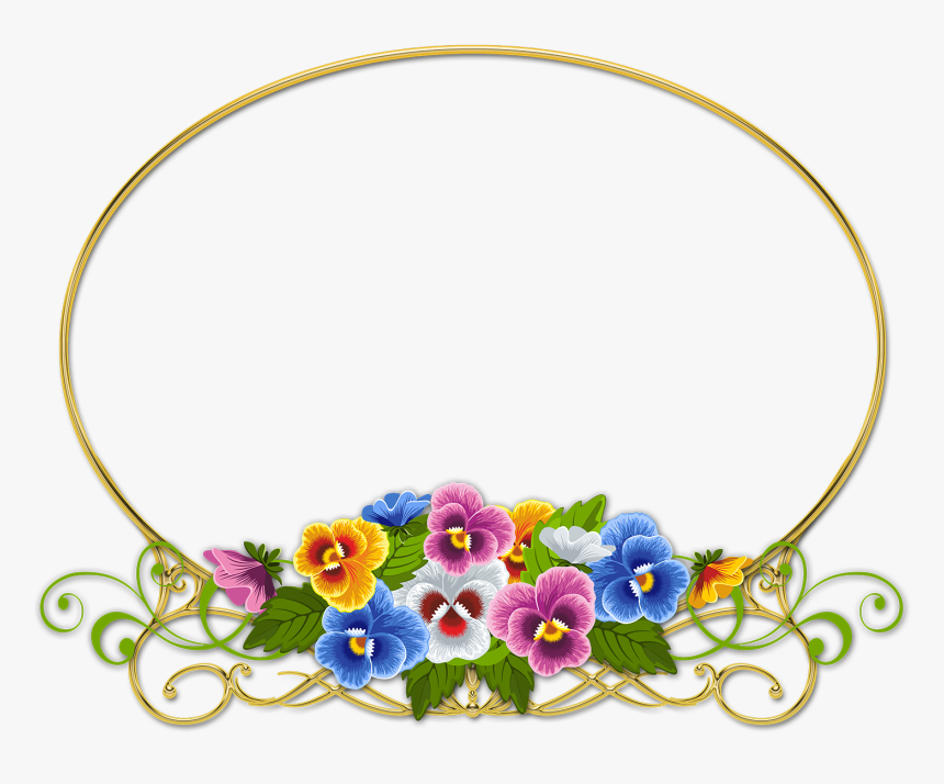 Marcos De Flores Para Descargar En Formato Png - Portable Network Graphics, Transparent Png