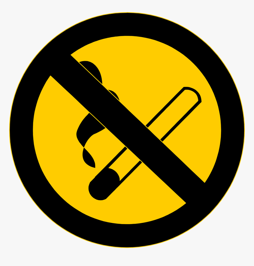 No Smoking Sign Clip Art Free N3 - Poster On Hazards Of Smoking, HD Png Download