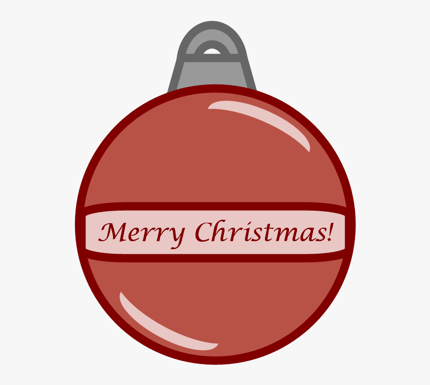 Red And Green Christmas Ornaments Clipart - Circle, HD Png Download