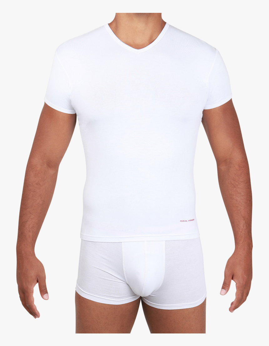 Men White T Shirt Png, Transparent Png