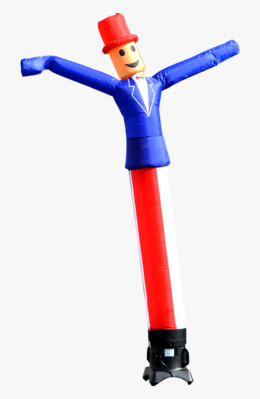 Transparent Uncle Sam Png Full Body - Inflatable Tube Man Png, Png Download