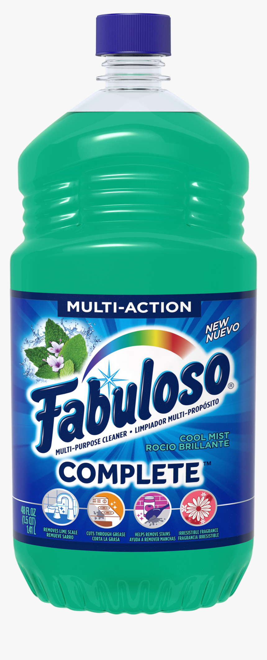 Fabuloso Complete All-purpose Household Cleaner, Cool - Fabuloso Cleaner, HD Png Download
