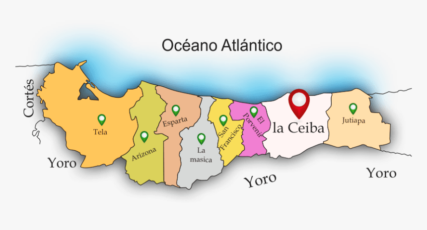 Ceiba Mapa, HD Png Download