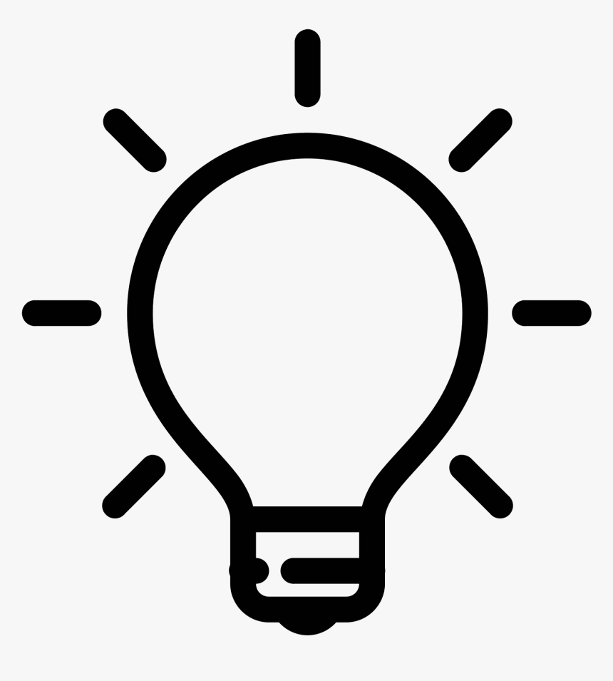 On Icon Free Download - Light Bulb Icon Png Transparent, Png Download