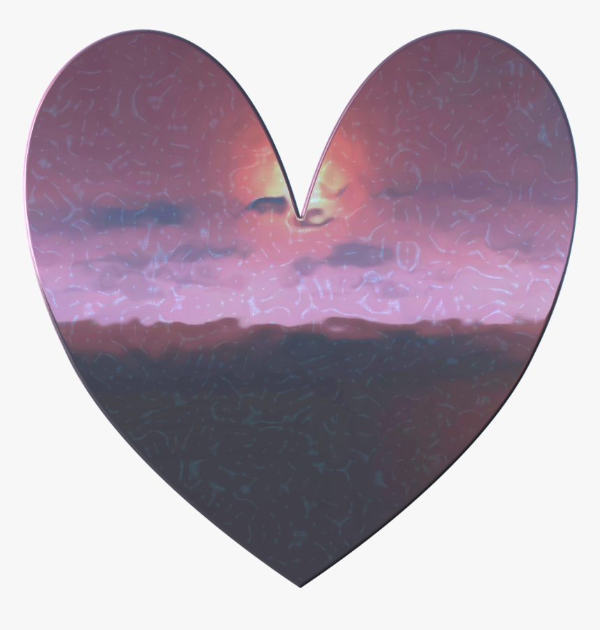 Love, Heart, Shine, Metallic, Metal, Romance, Valentine - Heart, HD Png Download