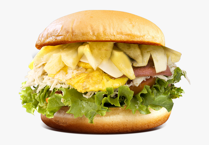 Hamburguesa De Carne Con Papas, HD Png Download