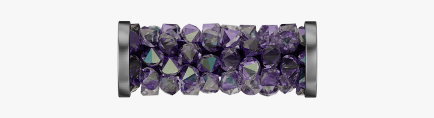 Swarovski 5950 Fine Rocks Tube Bead 15mm Light Amethyst - Dumbbell, HD Png Download