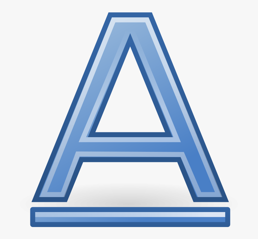 Free Vector Tango Format Text Underline - Abc A Alphabets In English, HD Png Download