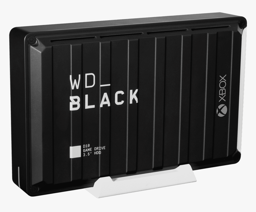 12tb Wd Black™ D10 Game Drive For Xbox One™ - D Black D10 Game Drive, HD Png Download