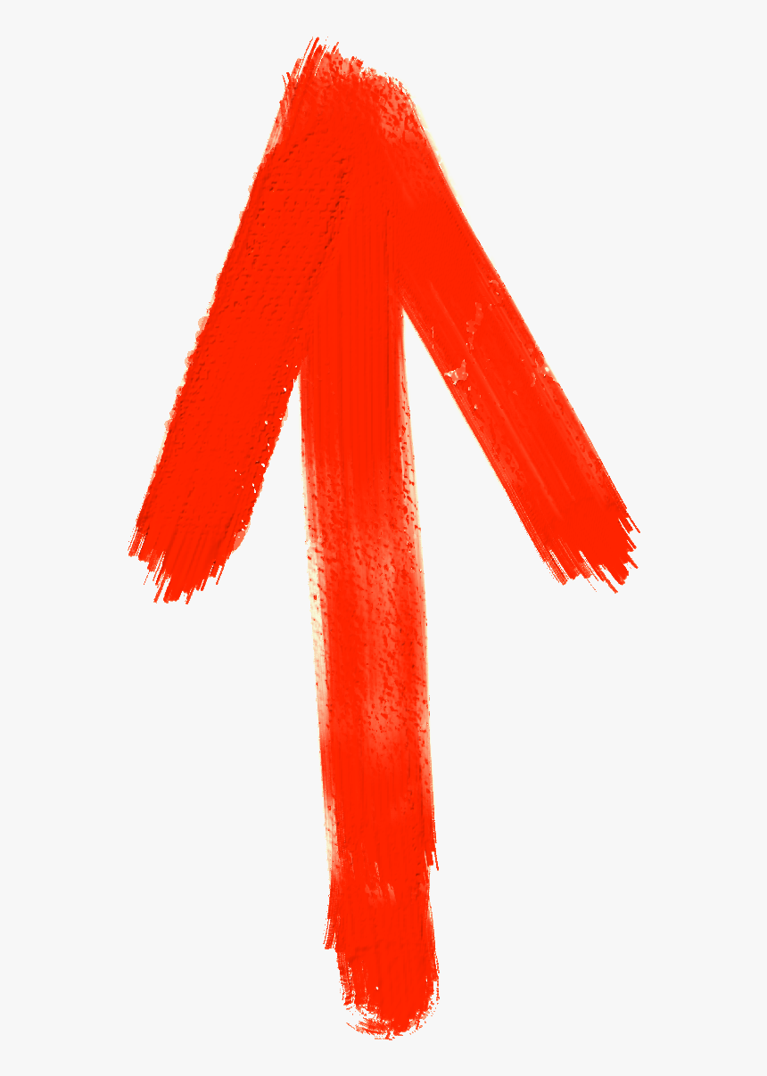 #red #arrow #indicate #indicator #show #direction #up - Arrow Watercolor Red Png, Transparent Png