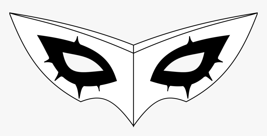 Art,symmetry,monochrome Photography - Art Persona 5 Joker Mask, HD Png Download
