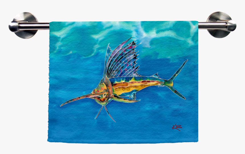 Sailfish Hand Towel - Swordfish, HD Png Download