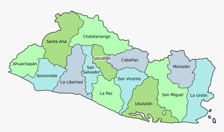 Nombres De Los Departamentos De El Salvador, HD Png Download
