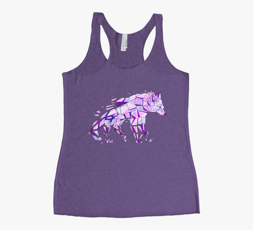 Purple Wolf Racerback Tank Top - Active Tank, HD Png Download
