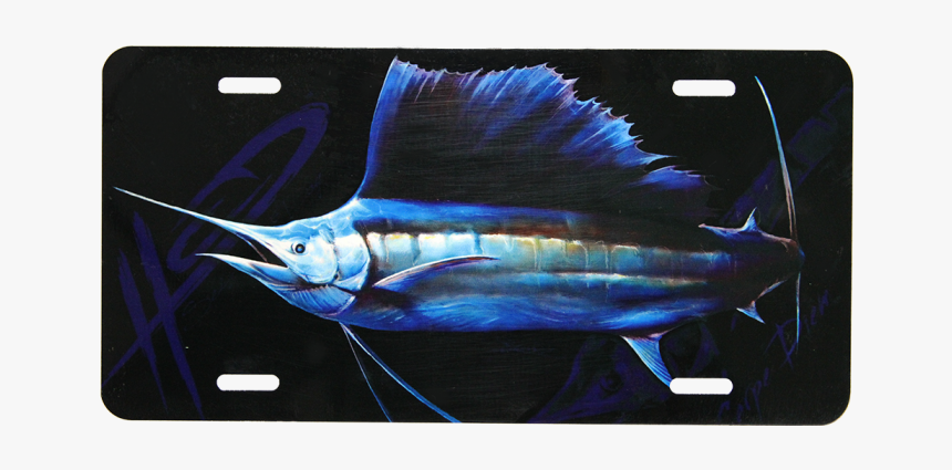 Sailfish License Plate - Insured By Mafia You Hit, HD Png Download