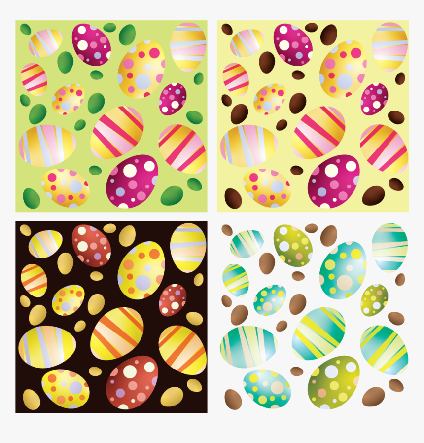 Vector Easter Eggs Seamless Background Cs By Dragonart - Easter Egg Background, HD Png Download