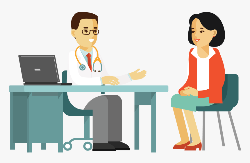 doctor with patient illustration hd png download transparent png image pngitem