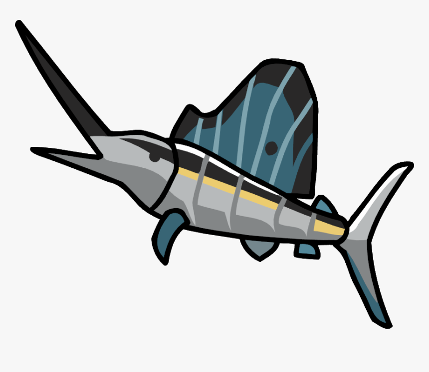 Sailfish - Scribblenauts Sailfish, HD Png Download