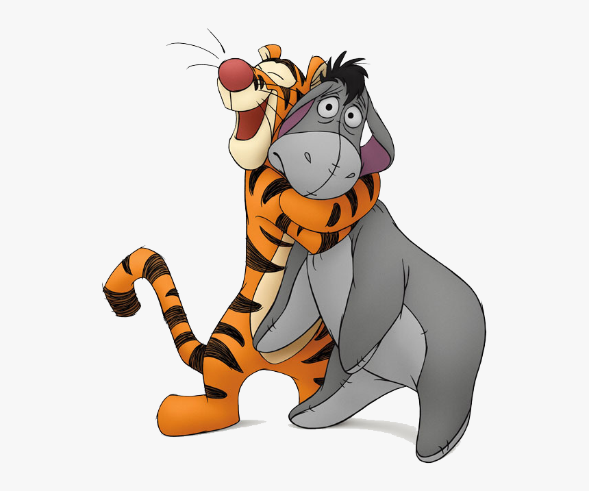 Transparent Choking Png - Eeyore And Tigger Cartoon, Png Download