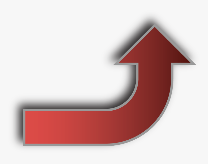 Refer A Friend Program - Arrow Sign Curve, HD Png Download