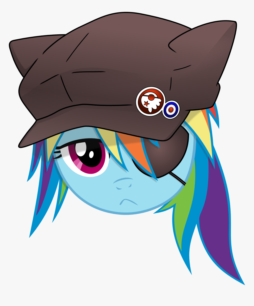 Kurokaji11, Eyepatch, Face, Hat, Head, Neon Genesis - Asuka Eye Patch Transparent, HD Png Download