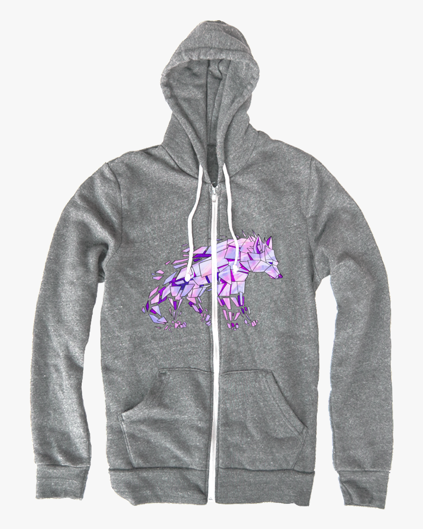 Purple Wolf Hoodie - Hoodie, HD Png Download