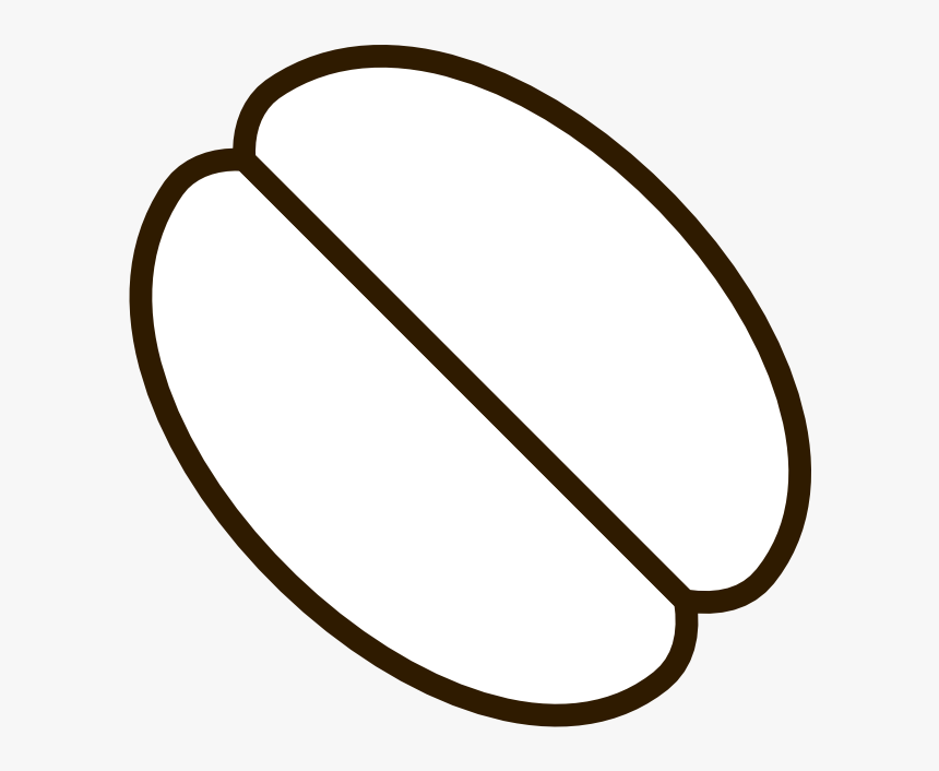Clip Art Coffee Beans Vector - Coffee Bean Clipart White, HD Png Download