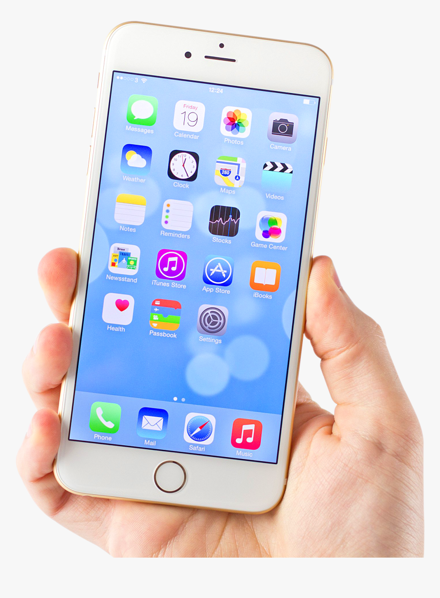 White Apple Iphone 6 Png Image - Iphone 6 Png, Transparent Png