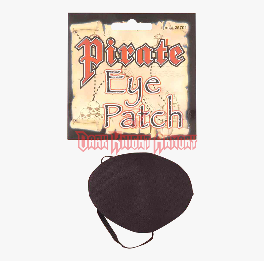 Satin Pirate Eye Patch - Eyepatch, HD Png Download
