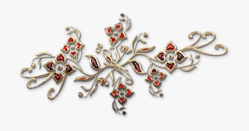 Jewelry, Gems, Golden, Design, Wedding, Metal, Shine - Brooch, HD Png Download