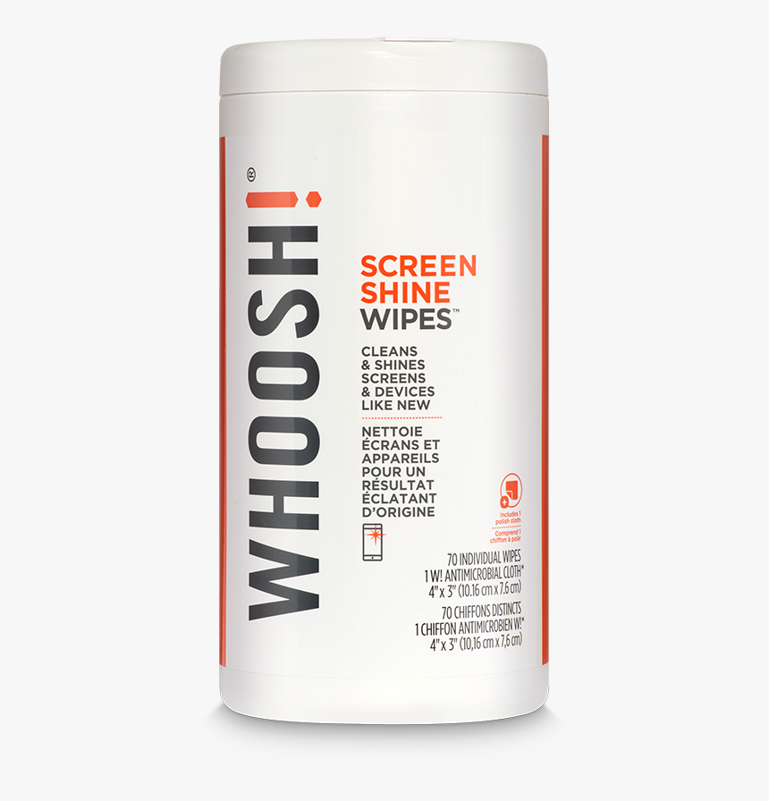 Whoosh Screen Shine Wipes - Cylinder, HD Png Download