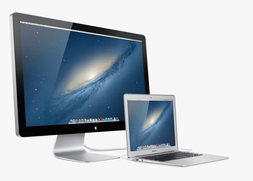 27thunderboltdisplay 34l Mtnlion 13mba 34l Mtnlion - Macbook Air Apple Cinema Display, HD Png Download