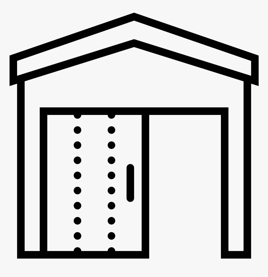Transparent Open Door Png - Line Art, Png Download