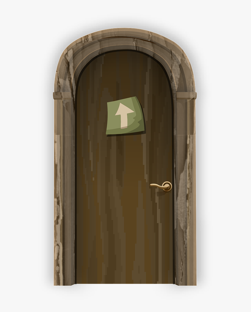 Desenho Porta Madeira Png, Transparent Png