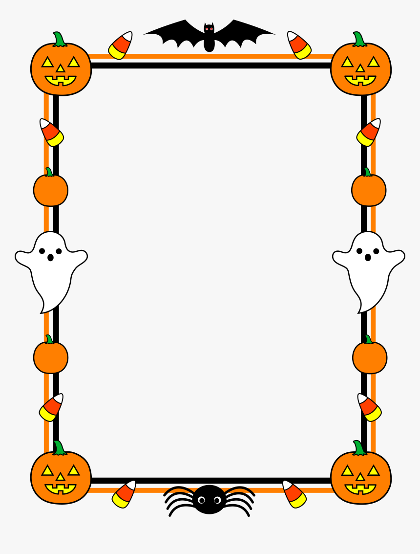 Halloween Border Png Pic, Transparent Png
