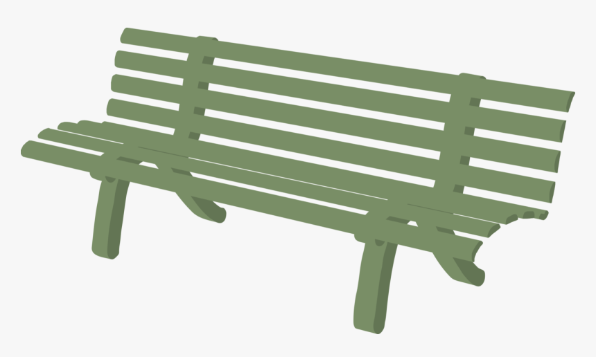 Angle,grass,bench - Bench Clip Art, HD Png Download