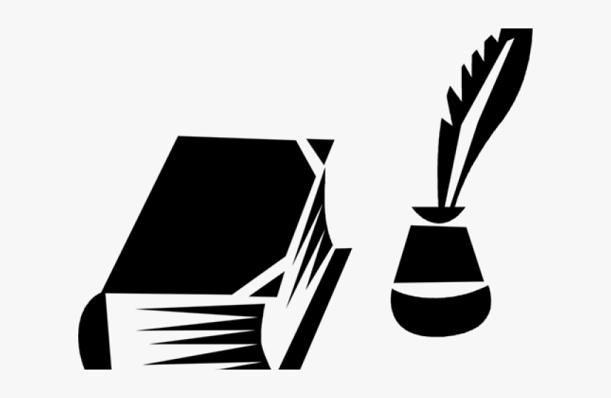 Transparent Feather Clipart - Book Pen Vector Png, Png Download