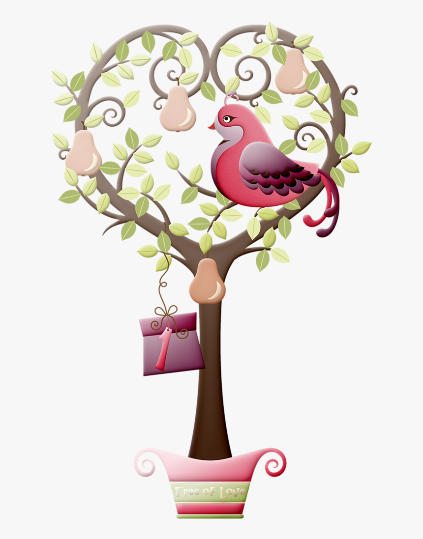 Christine Staniforth ♛༻ Days To Christmas, Pink Christmas, - Partridge In A Pear Tree .png, Transparent Png