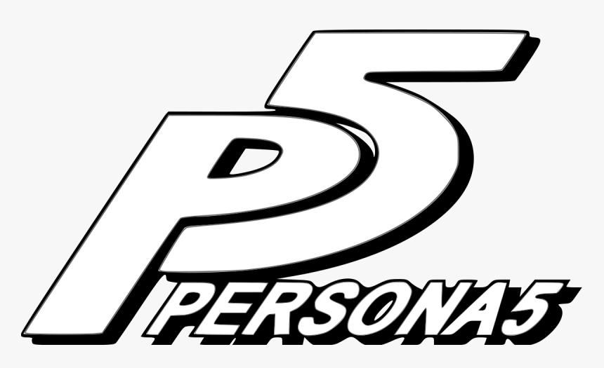 Persona 5 Game Logo, HD Png Download