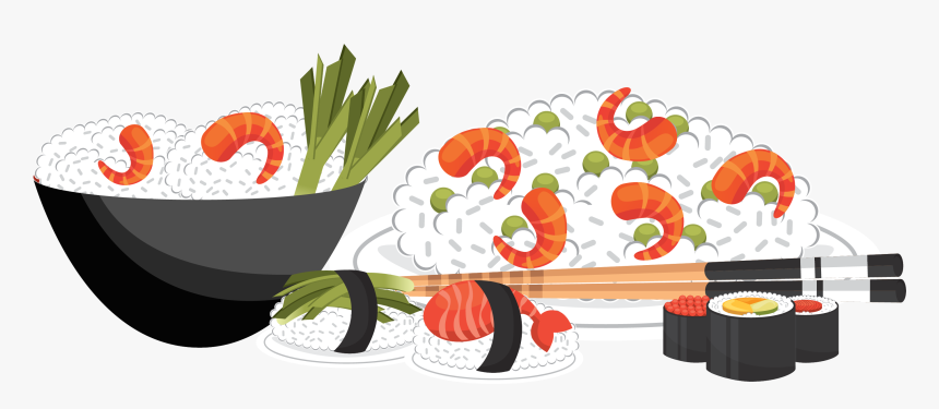 Transparent Sushi Clipart - Food, HD Png Download