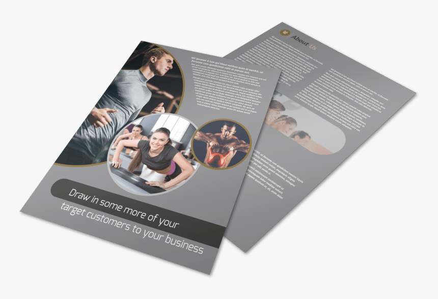 Local Health Club Flyer Template Preview - Flyer, HD Png Download