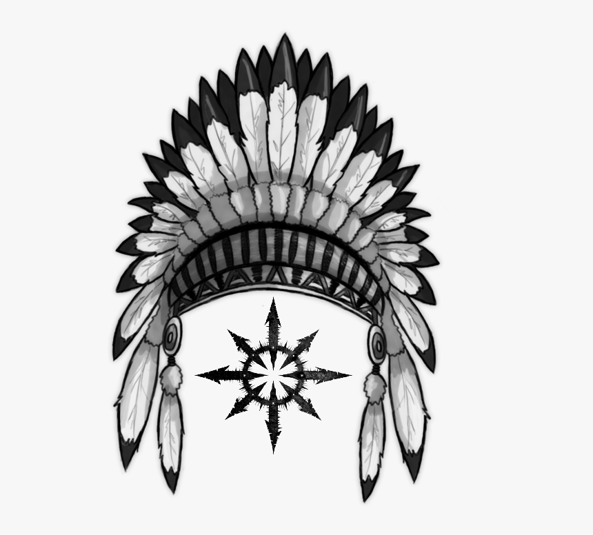Feather Clipart Indian Headband - Native American Headdress Png, Transparent Png