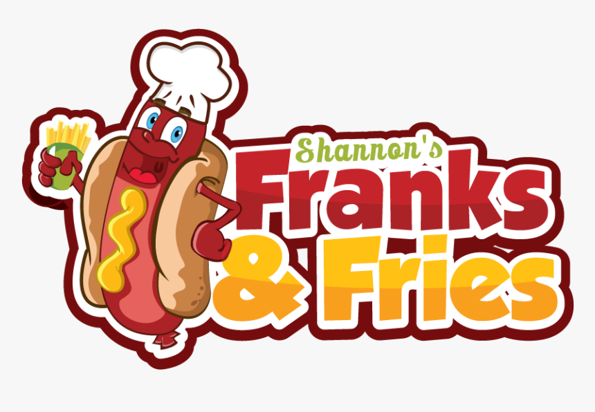 Shannon S Franks And Fries Cincinnati, Ohio Hot Dog - Cartoon, HD Png Download