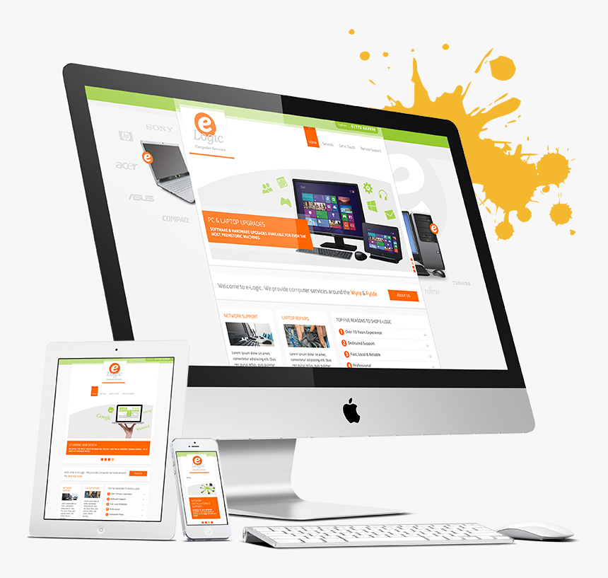 Web Design Pc Png, Transparent Png