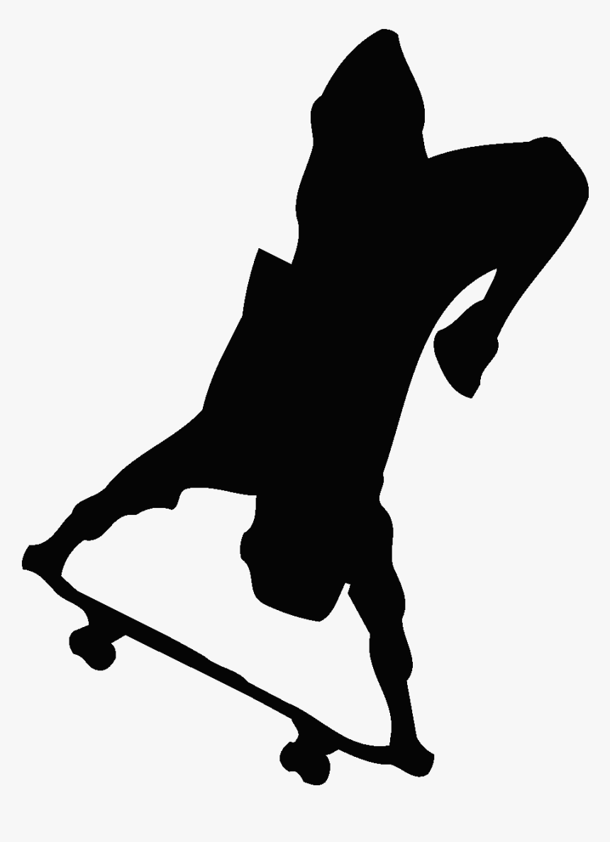 Skateboarding Extreme Sport Ice Skating - Skateboard Silhouette, HD Png Download