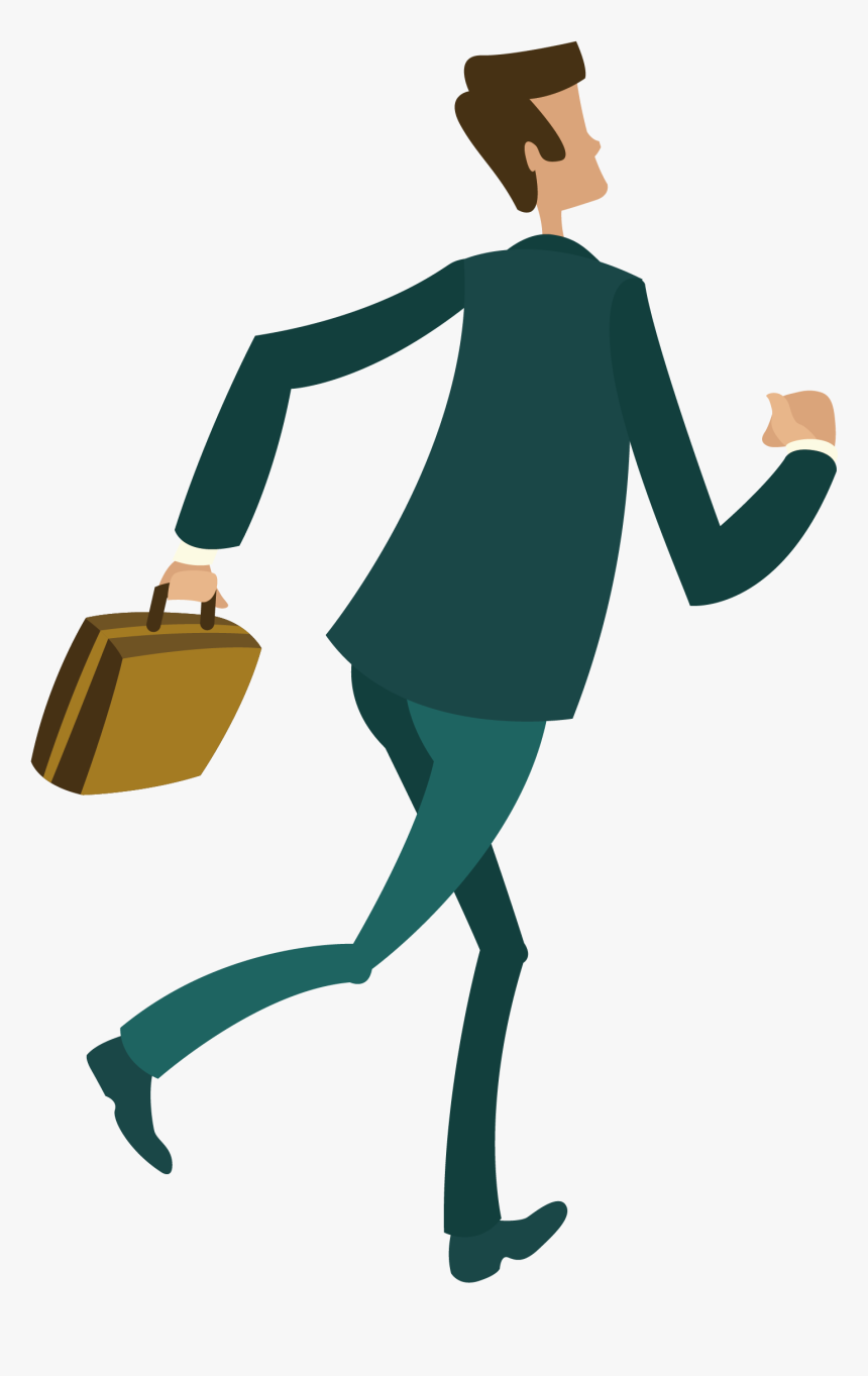 Fire Door Building Clip Art - Run To The Door, HD Png Download