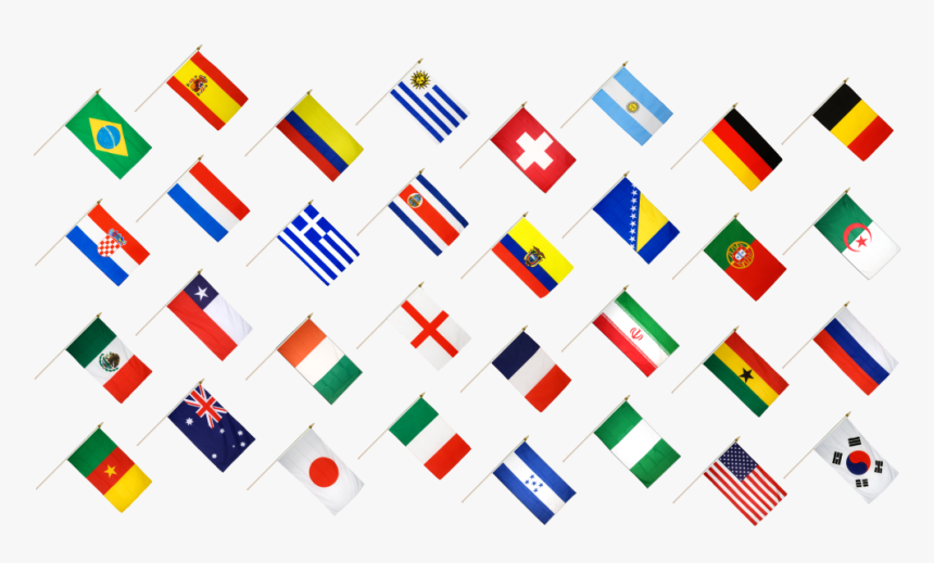 Flags Png High-quality Image - 2018 Fifa World Cup All Flags, Transparent Png