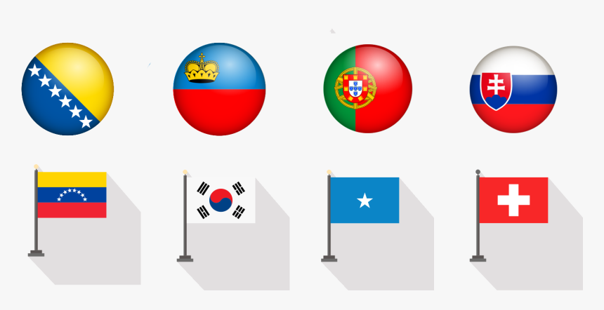Clip Art Best To Use For - Country Flag Flag Icons, HD Png Download