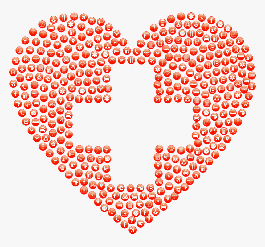 First Aid, Medical, Medicine, Doctor, Hospital, Clinic - Heart With First Aid Sign, HD Png Download