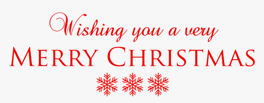 Merry Christmas Transparent Background Png, Png Download
